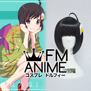 Bakemonogatari (series) Tsukihi Araragi Cosplay Wig