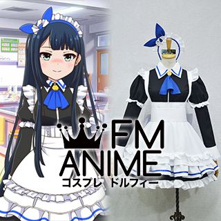 Battle Girl High School Kusunoki Asuha Maid Cosplay Costume