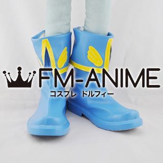 Cardcaptor Sakura Movie 2: The Sealed Card Syaoran Li Cosplay Shoes Boots (Blue)