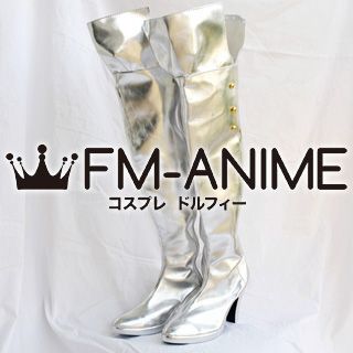 Macross Frontier The Movie: The Wings of Goodbye Sheryl Nome Military Uniform Cosplay Shoes Boots