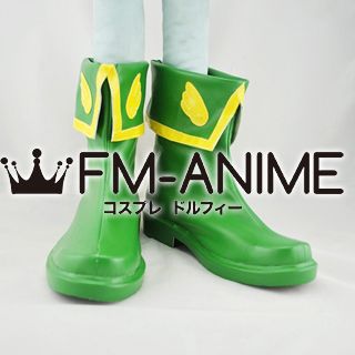 Cardcaptor Sakura Movie 2: The Sealed Card Syaoran Li Cosplay Shoes Boots (Green)