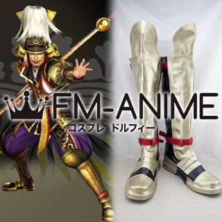 Samurai Warriors 4 Hideyoshi Toyotomi Cosplay Shoes Boots