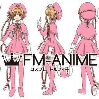 Cardcaptor Sakura: Clear Card Sakura Kinomoto Ep 02 Pink Cosplay Costume