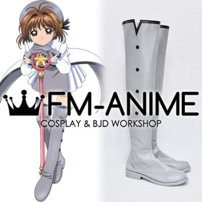 Cardcaptor Sakura Sakura Kinomoto Grey Star Costume Settei Cosplay Shoes Boots