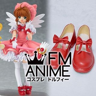 Cardcaptor Sakura Sakura Kinomoto Red Cosplay Shoes (OP1)