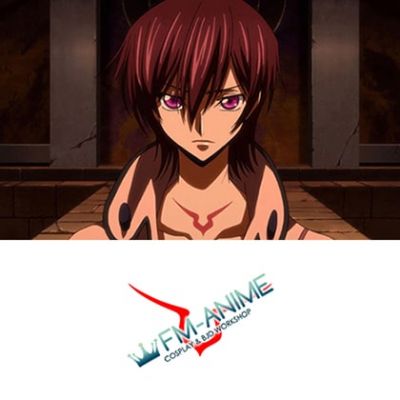 Code Geass: Lelouch of the Re;surrection Lelouch Lamperouge Cosplay Tattoo Stickers