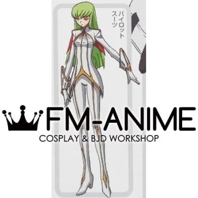 Code Geass: Lelouch of the Rebellion C.C. White Suit Cosplay Costume