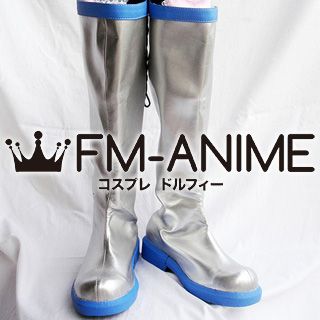 Vocaloid Hatsune Miku Snow Version Cosplay Shoes Boots