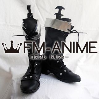 AKB48 song River Cosplay Shoes Boots (Black)