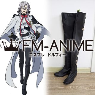 Seraph of the End Ferid Bathory Military Uniform Cosplay Shoes Boots