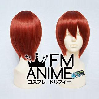 Short Straight Mixed Red Cosplay Wig