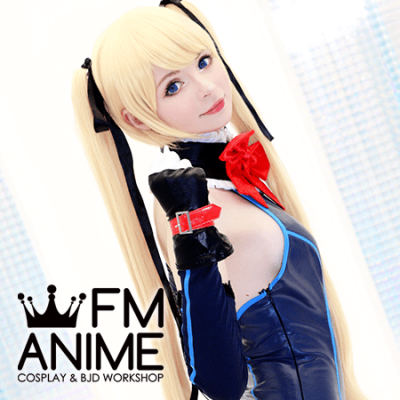 Dead or Alive 5 Marie Rose Blue Bodysuit Cosplay Costume