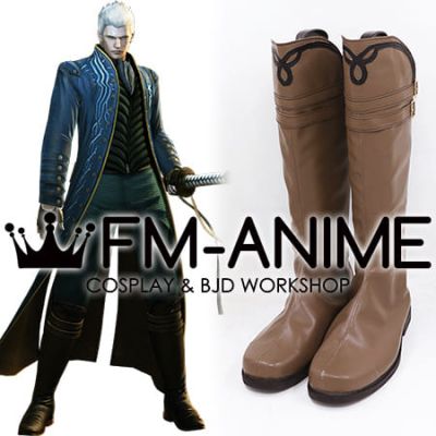 Devil May Cry 4 Vergil Cosplay Shoes Boots