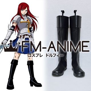 Fairy Tail Erza Scarlet Cosplay Shoes Boots