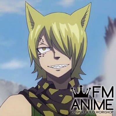 Fairy Tail Jackal Cosplay Wig with Ears
