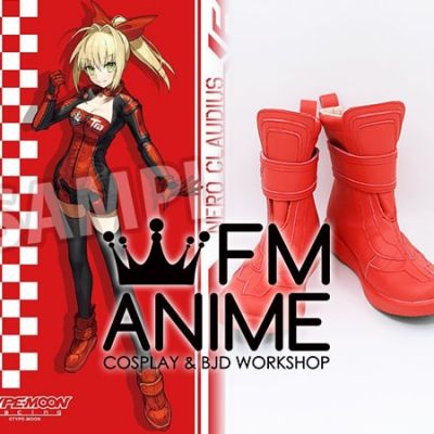 Fate/Extra Nero Claudius Racing Version Cosplay Shoes Boots