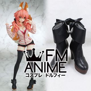 Fate/Extra Fate/Grand Order Caster Tamamo no Mae Casual Cosplay Shoes Boots (Foot length 23.5cm)