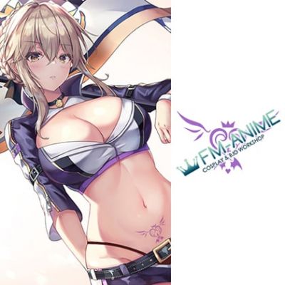 Fate/Grand Order Saber Alter Racing Version Doujin Cosplay Temporary Tattoo Stickers