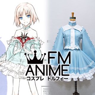 Fate/Prototype Manaka Sajyou Blue Cosplay Costume