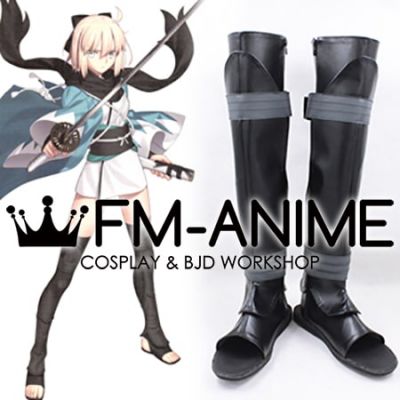 Fate/Grand Order Saber KOHA-ACE EX Okita Souji Cosplay Shoes Boots