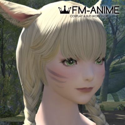 Final Fantasy XIV Miqo'te Face Cosplay Temporary Tattoo Stickers