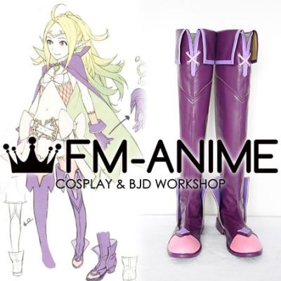 Fire Emblem Awakening Nowi Cosplay Shoes Thigh High Boots