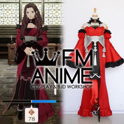 Fire Emblem: Three Houses Dorothea After 5 Year Time Skip Dress Cosplay Costume Prop