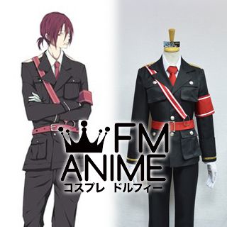 Free! - Iwatobi Swim Club Rin Matsuoka Dojin Military Uniform Cosplay Costume