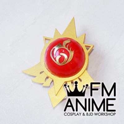 Genshin Impact Diluc Ragnvindr Cosplay Vision Accessory (Light Version)
