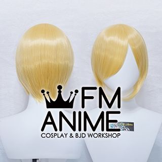 Short Straight Prince Gold Cosplay Wig #D0411