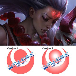 League of Legends Blood Moon Diana Forehead Cosplay Tattoo Stickers