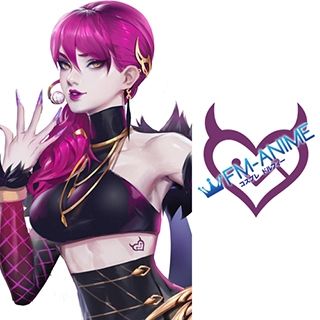 League of Legends K/DA Evelynn Virtual K-pop Band Cosplay Tattoo Stickers