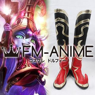League of Legends The Fae Sorceress Lulu Skin Cosplay Shoes Boots