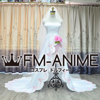 Macross Frontier Sheryl Nome Wedding Dress Cosplay Costume