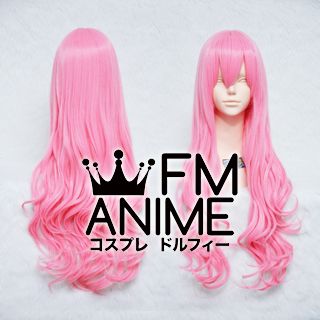 Medium Length Wavy Pink Cosplay Wig