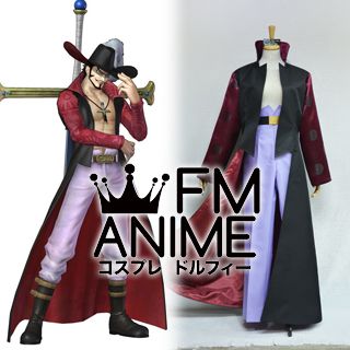 One Piece Dracule Mihawk Cosplay Costume with Hat