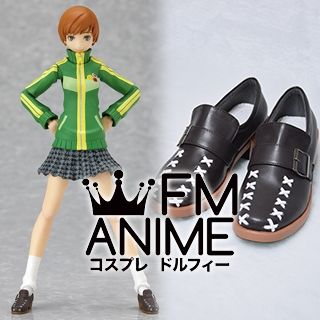 Shin Megami Tensei: Persona 4 Chie Satonaka & Yukiko Amagi Brown Cosplay Shoes