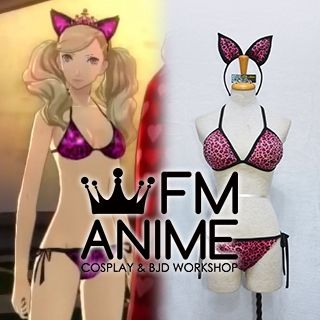 Shin Megami Tensei: Persona 5 Ann Takamak Swimsuit Cosplay Costume