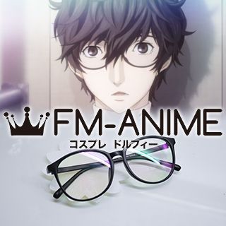Shin Megami Tensei: Persona 5 Protagonist Akira Kurusu Black Glasses Cosplay