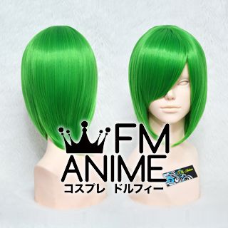 Short Straight Leaf Green Cosplay Wig
