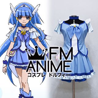 Smile Pretty Cure! Cure Beauty Reika Aoki Cosplay Costume