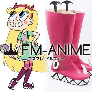 Star vs. the Forces of Evil Star Butterfly Cosplay Shoes Boots
