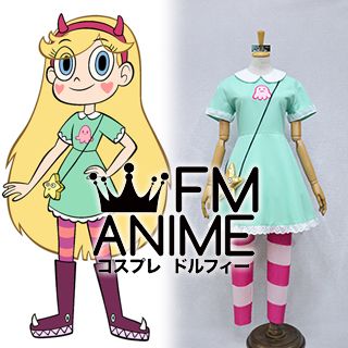 Star vs. the Forces of Evil Star Butterfly Dress Cosplay Costume