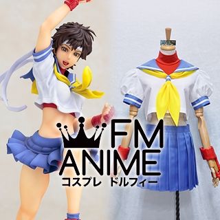 Street Fighter Sakura Kasugano Figure Version Cosplay Costume