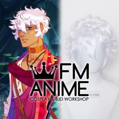 The Arcana Asra White Cosplay Wig