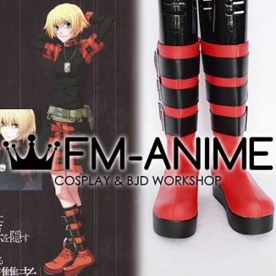 Togainu no Chi Rin Cosplay Shoes Boots