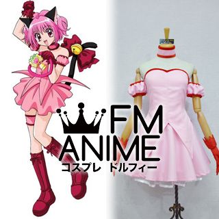 Tokyo Mew Mew Mew Ichigo Mew Strawberry Ichigo Momomiya Pink Cosplay Costume