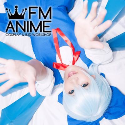 Touhou Project Cirno Dress Cosplay Costume