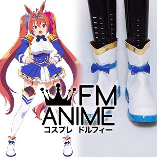 Uma Musume Pretty Derby Daiwa Scarlet Racer Dress Cosplay Shoes Boots