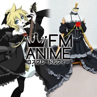 Vocaloid Kagamine Len Imitation Black Dress Cosplay Costume